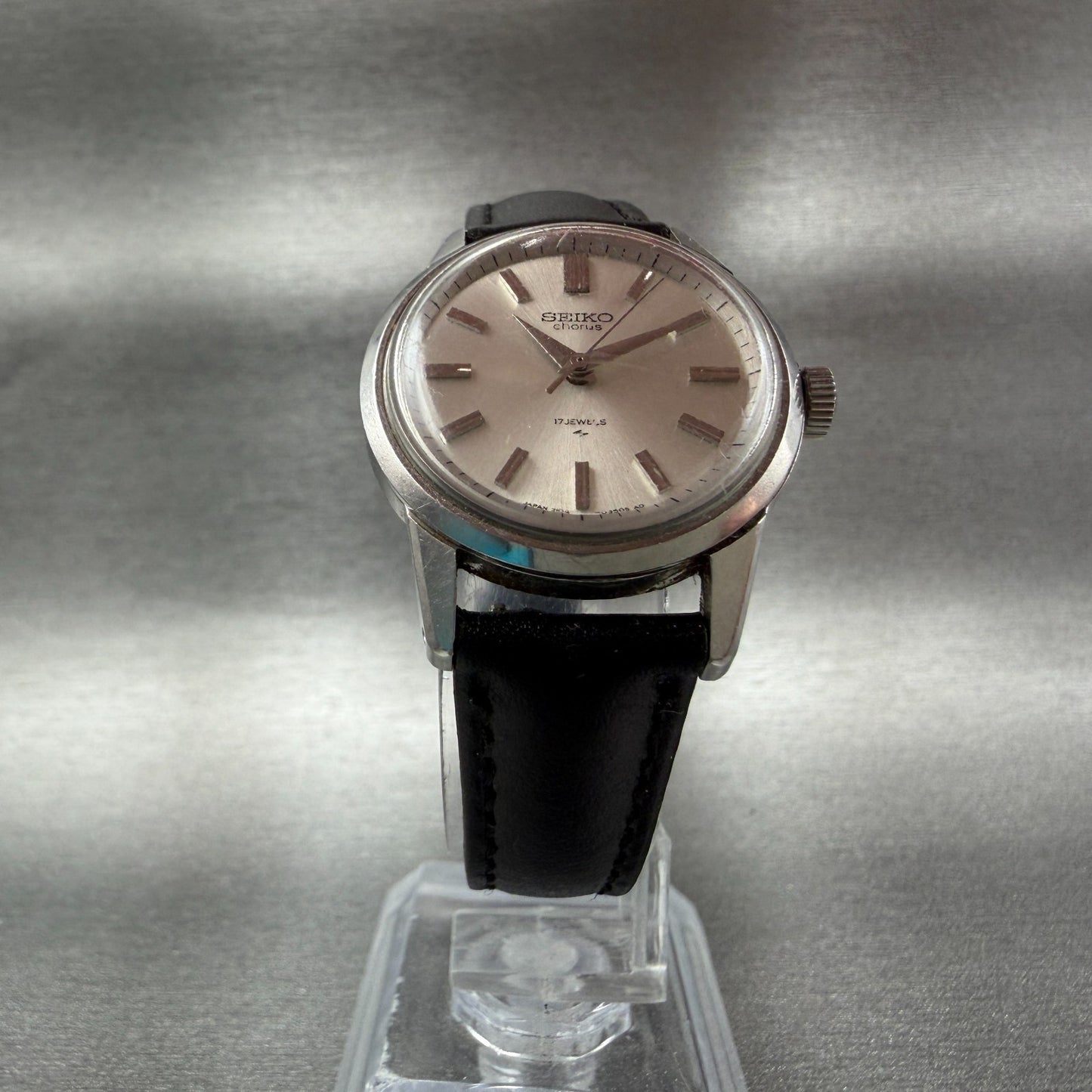 Seiko Chorus Watch Women 27mm Silver Dial Silver Tone Manual 21040051 Runs5