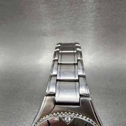 Casio Women Diver Watch Women 33mm Pink Dial Silver Tone Date LTD1035 New Batt4