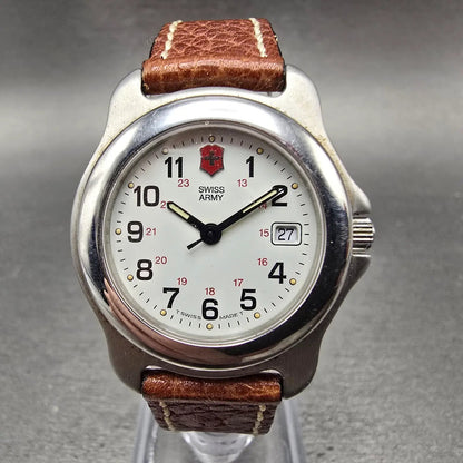 Victorinox Swiss Army Watch Women 29mm White Dial Date AM-3723 Round PARTS0
