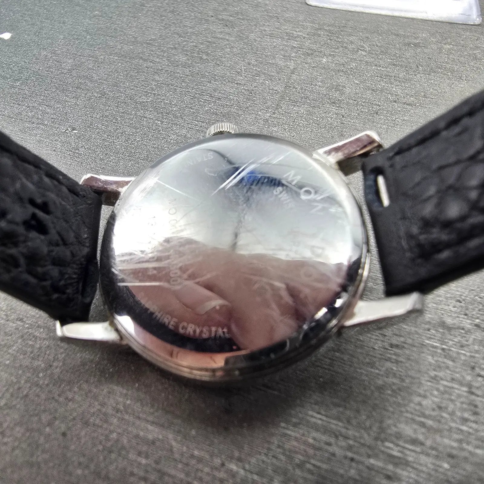 Movado Museum Watch Women 27mm Black Dial Silver Tone MO.01.3.14.600L NewBattery9