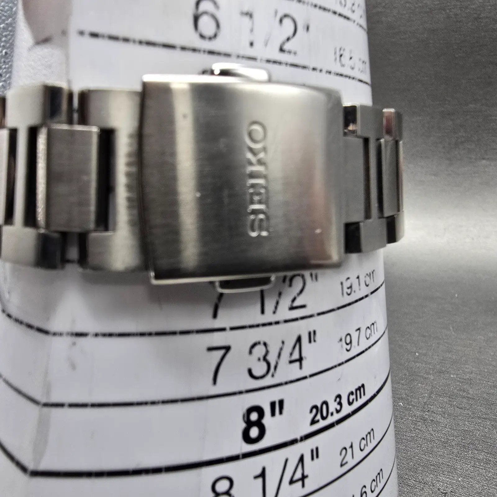 Seiko Solar World Time Watch Men 39mm Black Dial Titanium Date Atomic7B52 PARTS11