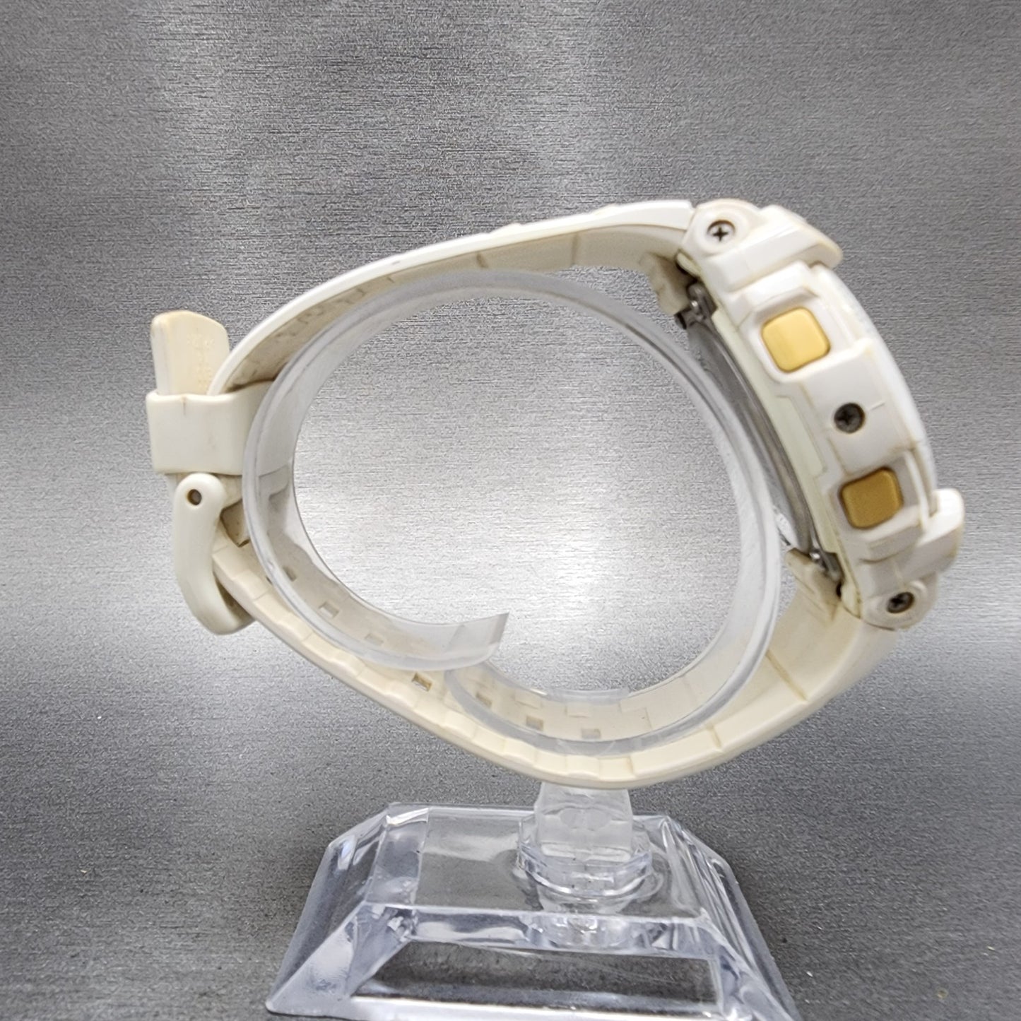 Casio BabyG Watch Women 43mm White Dial White Case Round BLX100 New Battery B!8