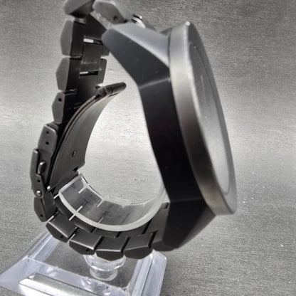 Nixon The Corporal Watch Men 48mm Black Dial Black Tone PARTS CRWON PULLS OUT4