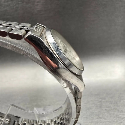 Seiko SQ Watch Women 23mm Silver Dial Silver Tone Daydate 2A23-0029 New Battery3