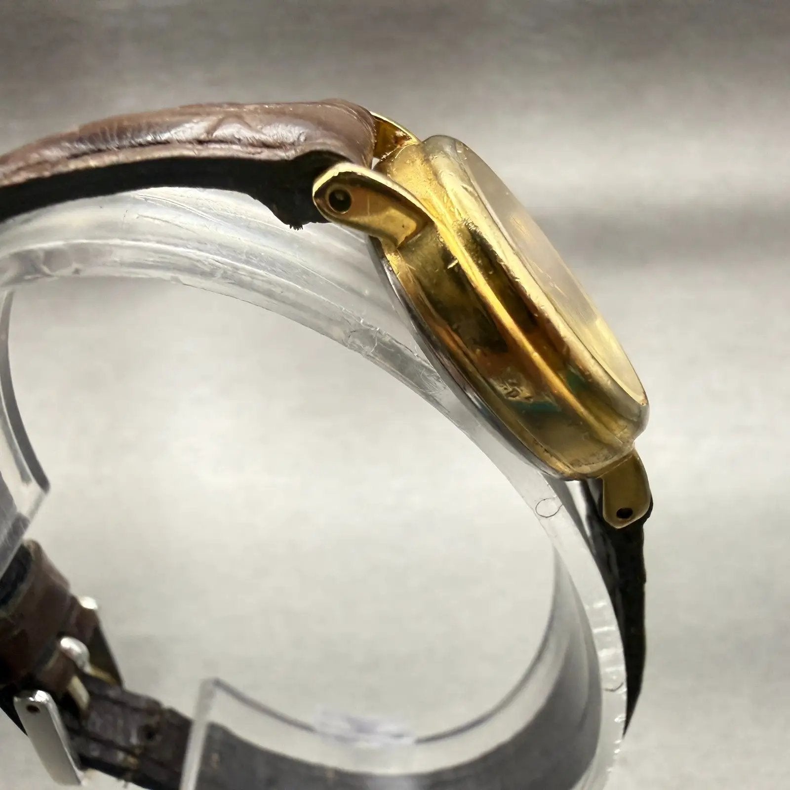Citizen CQ Watch Women 23mm Gold Dial Gold Tone Date Round 1012-S69781 New Batt3