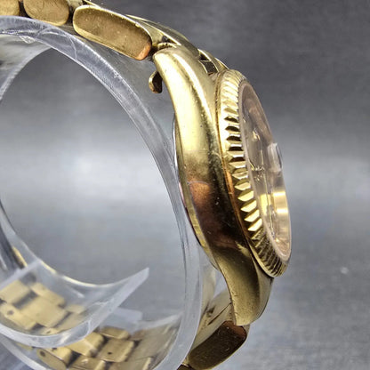Wittnauer Watch Women 24mm Champagne Dial Gold Tone Date 11P04 New Battery3