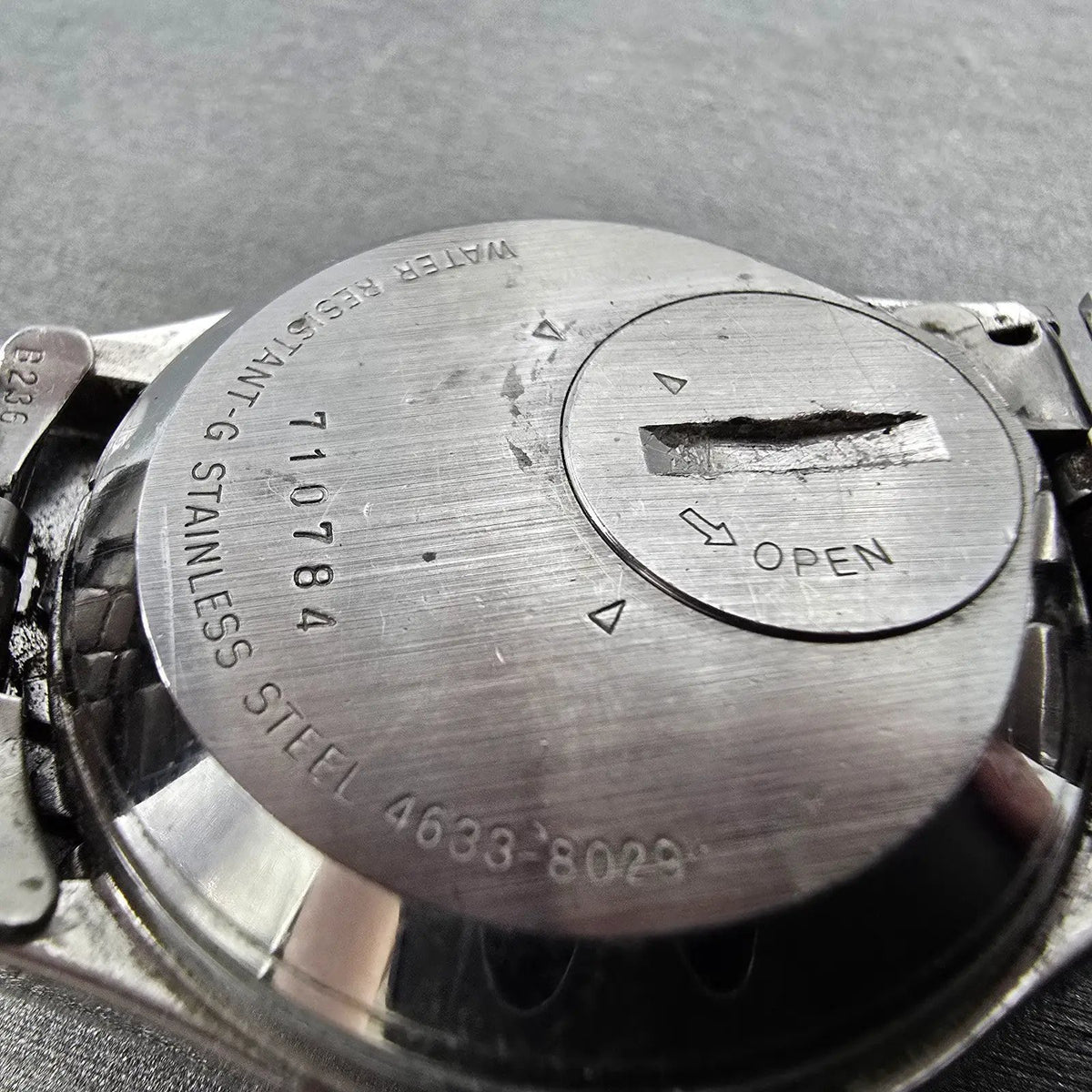 Seiko Motorcraft SQ 4004 Watch Men 36mm Silver Dial Steel Daydate 4633-8029 PART11