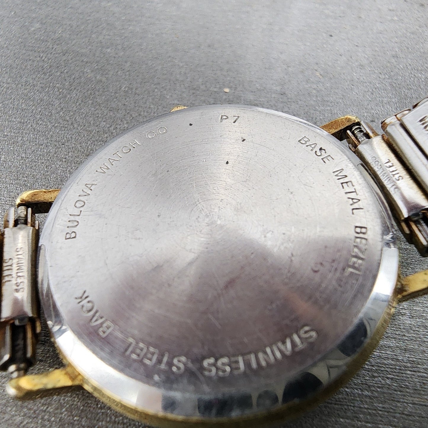Bulova Watch Women 31mm Gold Dial Gold Tone Round 92P19 New Battery VTG9