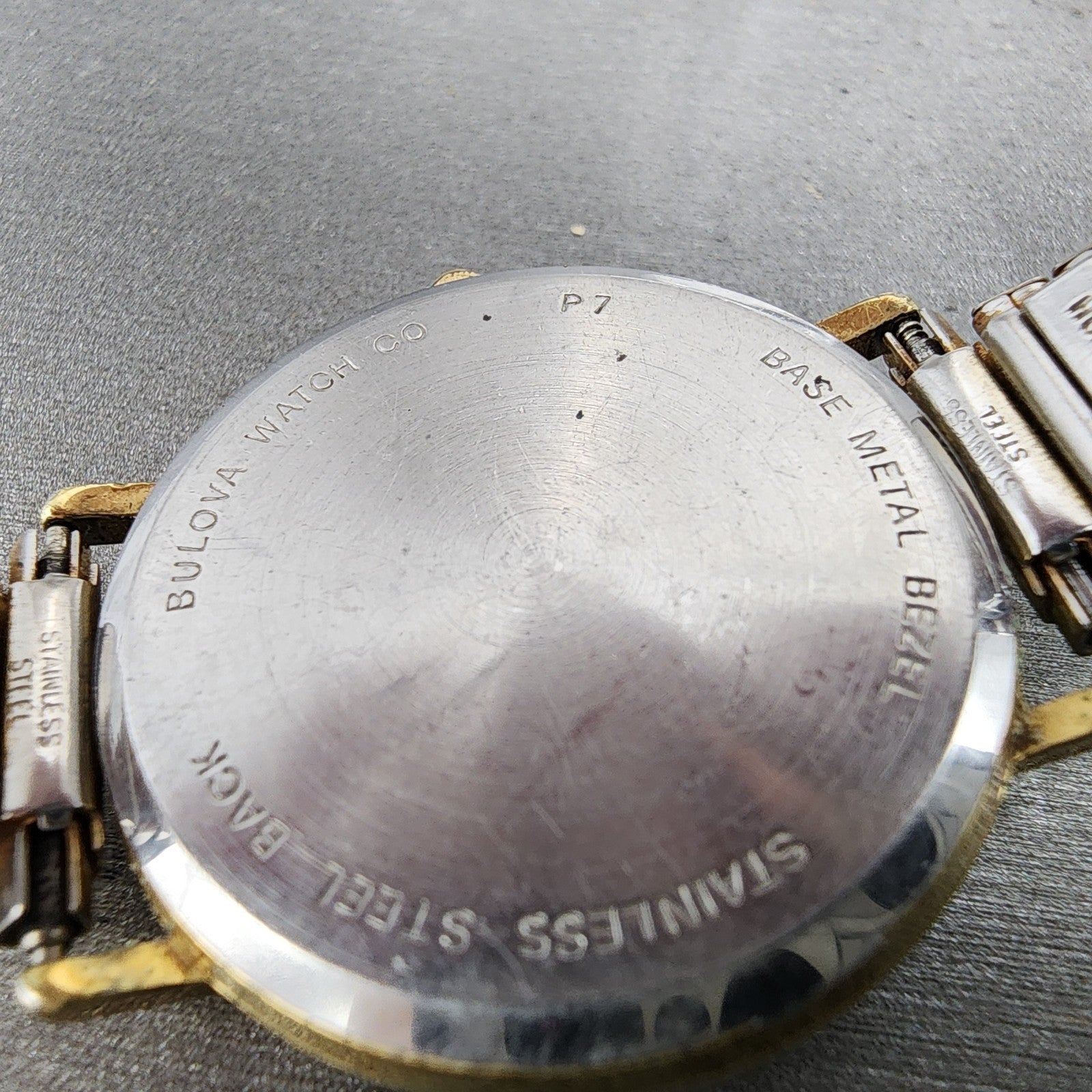 Bulova Watch Women 31mm Gold Dial Gold Tone Round 92P19 New Battery VTG9