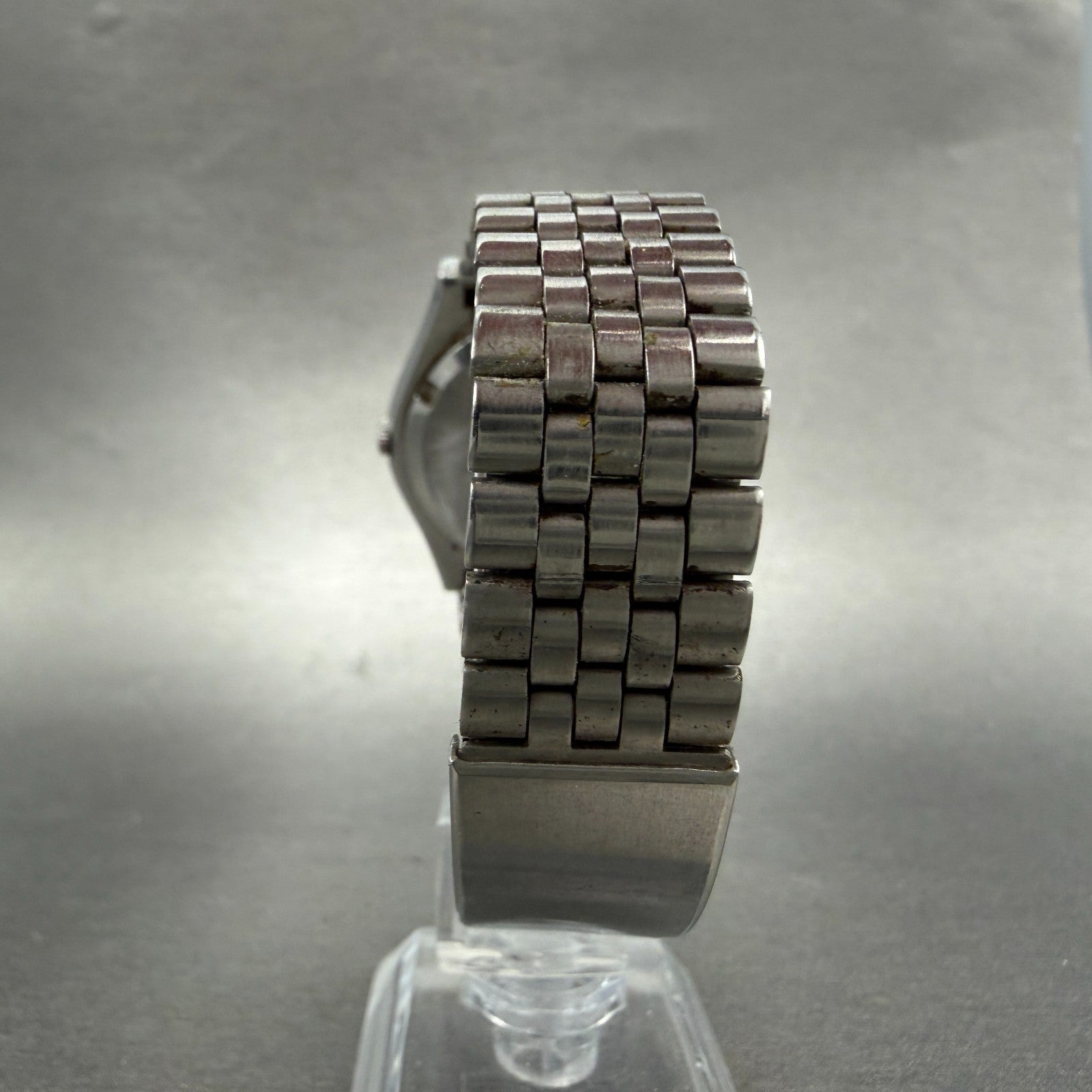 Seiko King Quartz Watch Men 35mm Silver Dial Steel Daydate 9723-8030 New Battery7