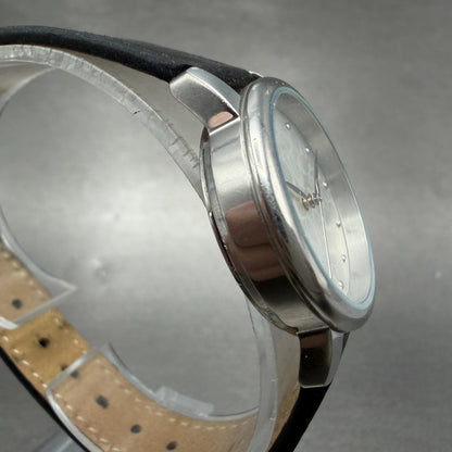 Coach Grand Watch Women 23mm Silver Dial Silver Tone Round Leather New Battery3