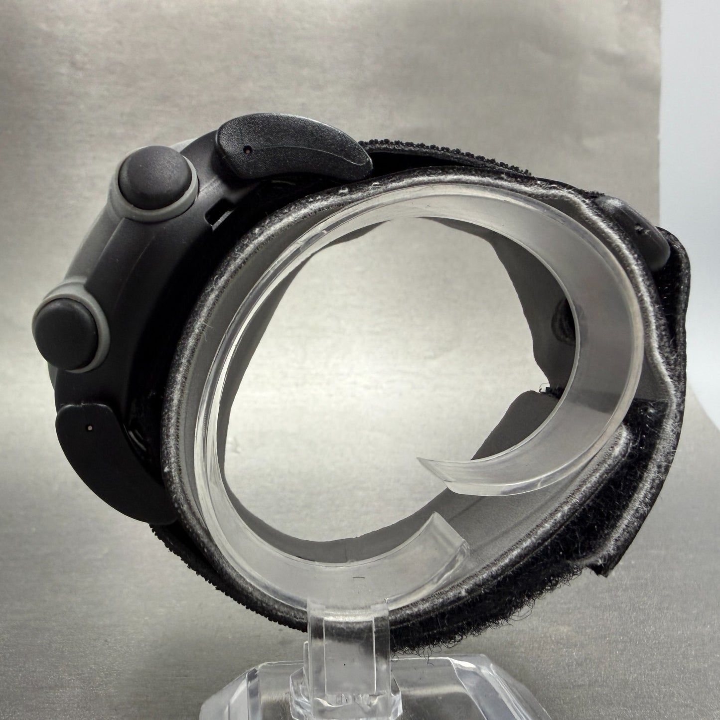 Swatch Webmaster Static Watch Men 45mm Black Gray Digital Alarm SQB101 New Batt6