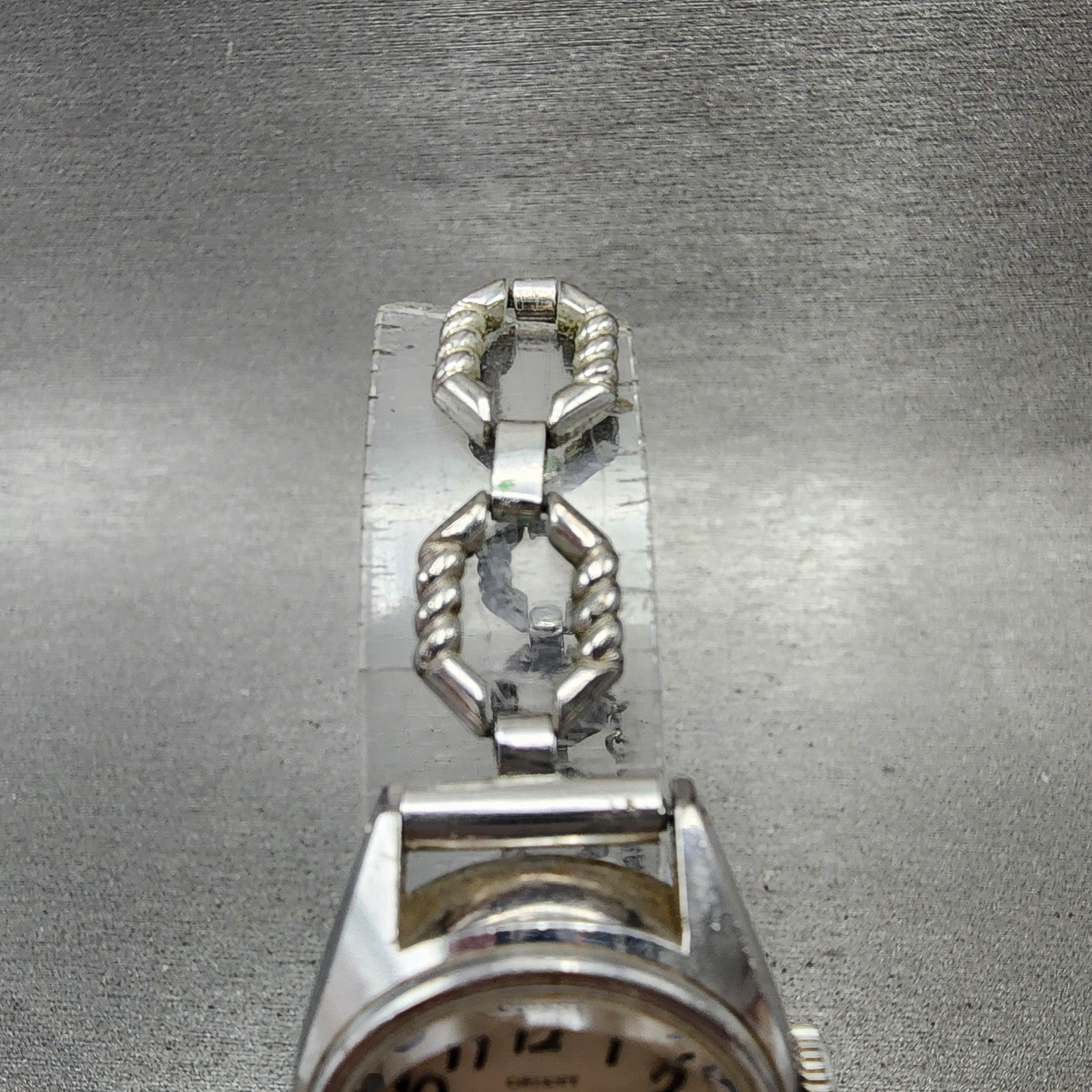 Orient Chamade Watch Women 23mm Silver Dial Silver Tone Manual E12130900 Runs4