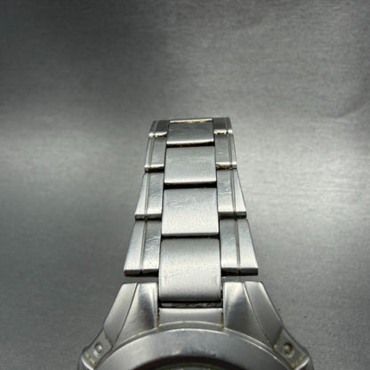 Casio MTP-3050 Watch Men 41mm Blue Dial Silver Tone Date Round New Battery MHY4