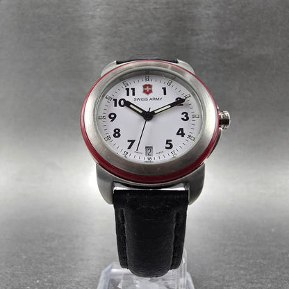 Victorinox Swiss Army Original SAI Watch Women 28mm White Dial Steel Date NewBat5