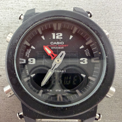 Casio G-Shock G-100 Watch Men 39mm Black Dial Black Tone Analog Digital New Bat1