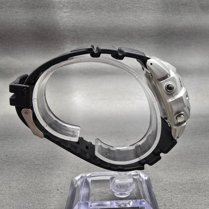 Seiko Alba Digital Watch Men 41mm Silver Dial Chrono Alarm W170-4A50 New Battery8