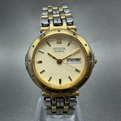 Citizen Watch Women 25mm Cream Dial Two Tone Daydate 1002-K12070 New Battery0