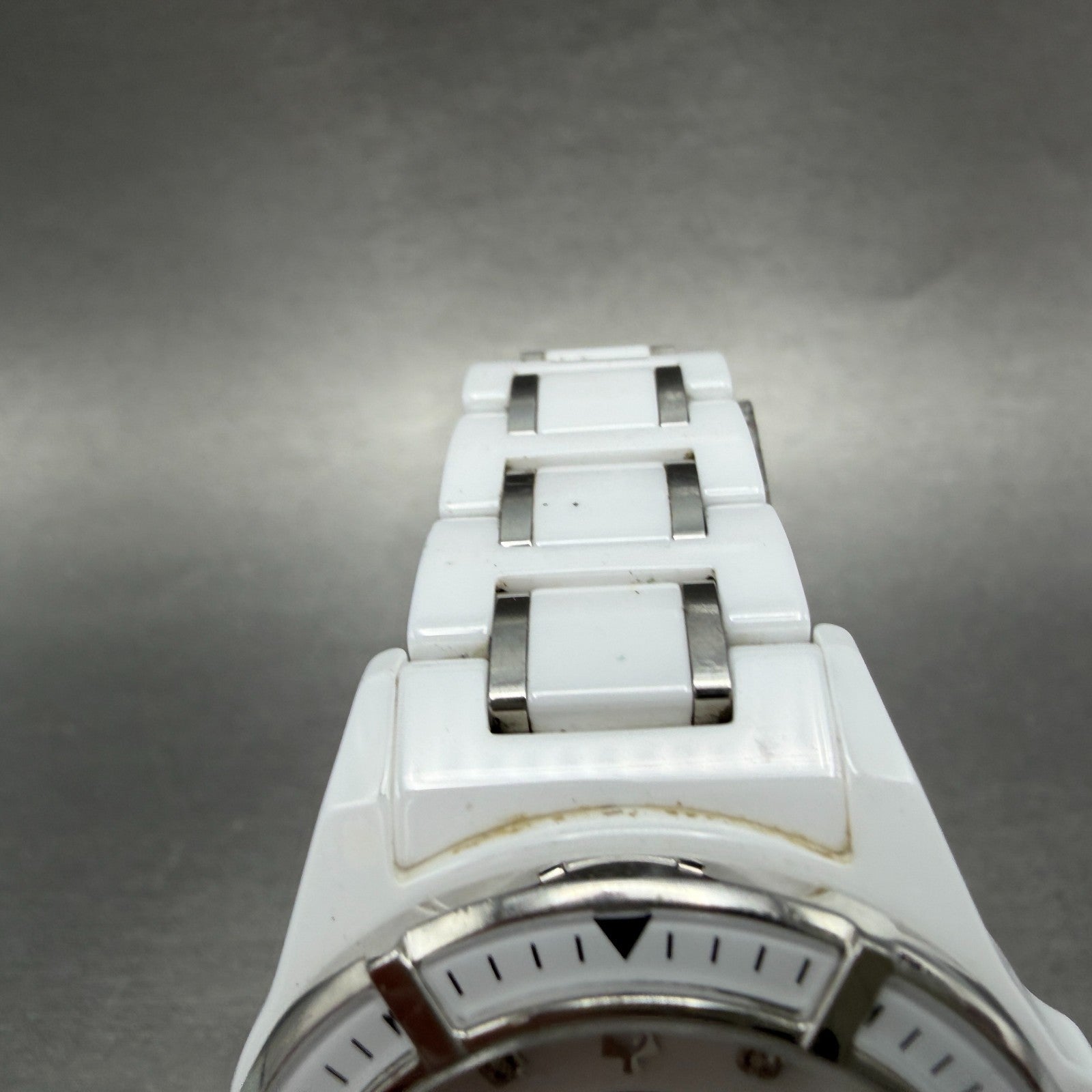 Bulova Marine Star Watch Women 37mm MOP Dial White Tone Date 98P172 New Battery4