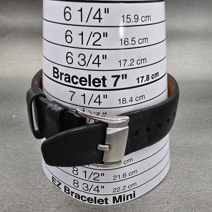 Fossil Arkitekt Watch Men 35mm Gray Dial Silver Tone Date FS-3042 New Battery9