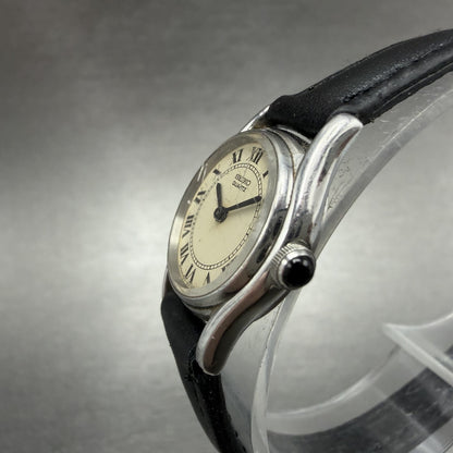 Seiko Watch Women 20mm White Dial Silver Tone Round 1400-0020 New Battery2
