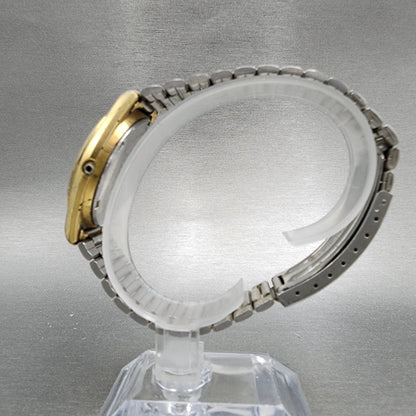 Seiko SQ Watch Men 35mm Cream Dial Gold Tone Daydate Round 8123-7239 PARTS