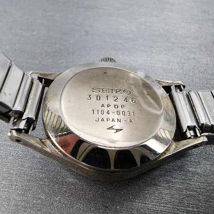 Seiko Watch Women 23mm Silver Dial Silver Tone Manual Wind 11040031 Runs10