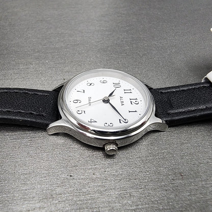 Seiko Alba Watch Women 26mm White Dial Silver Tone Round VJ21KXV0 New Battery3