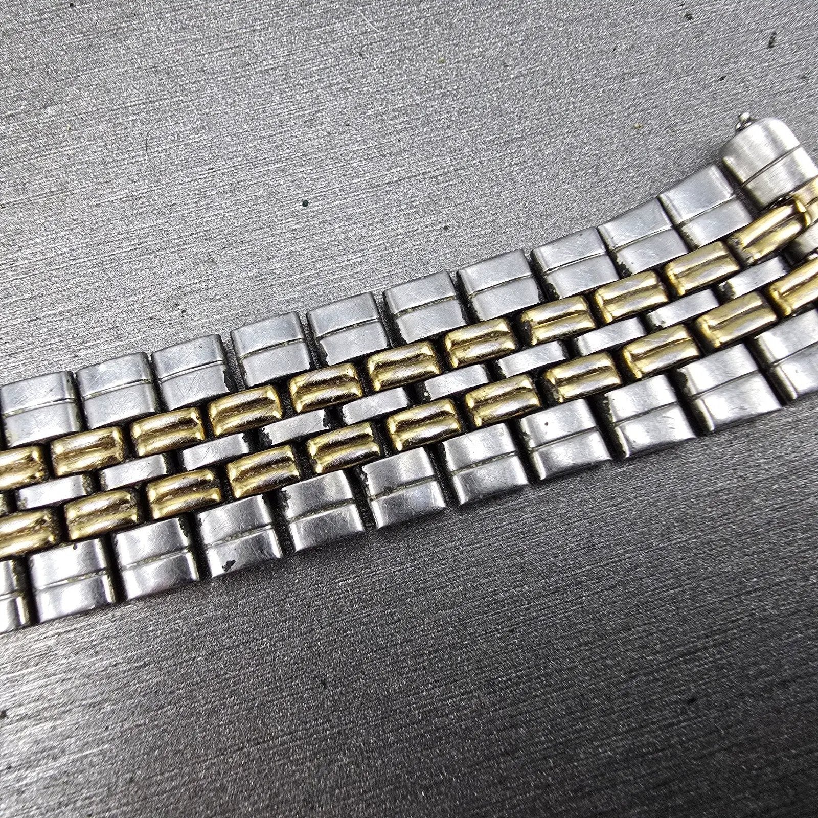 Citizen Bracelet 18mm Stainless Steel Two Tone Vintage Japan ONLY ONE END LINK4