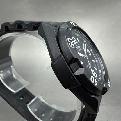 Citizen Q&Q Dive Watch Men 40mm Black Dial Black Tone Round 2035 New battery3
