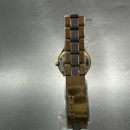 Seiko Automatic Watch Women 25mm Brown Dial Two Tone Daydate 2906-0249 Runs7