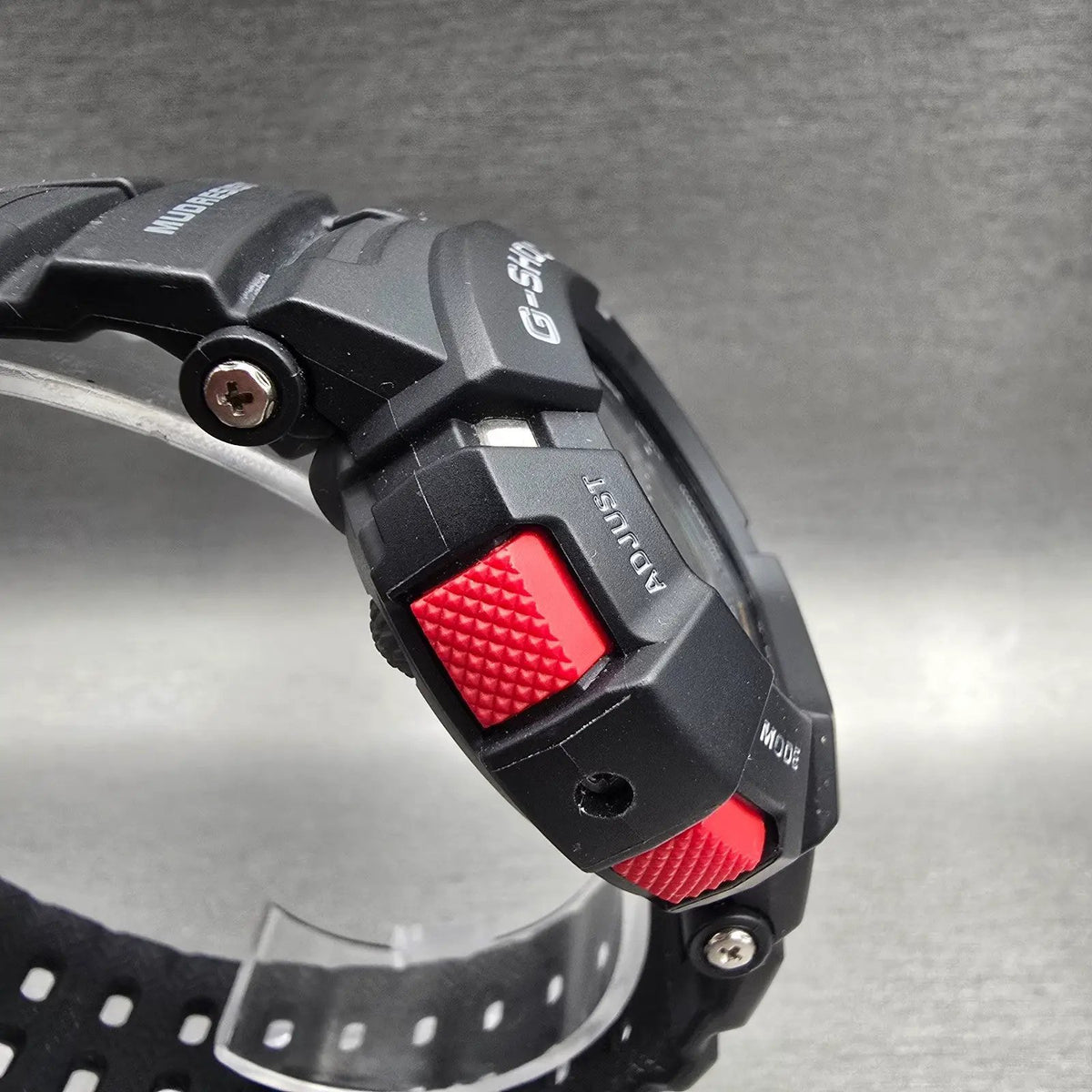Casio G-Shock Mudman G-9000 Watch Men 46mm Black Red Chrono Alarm New Battery3