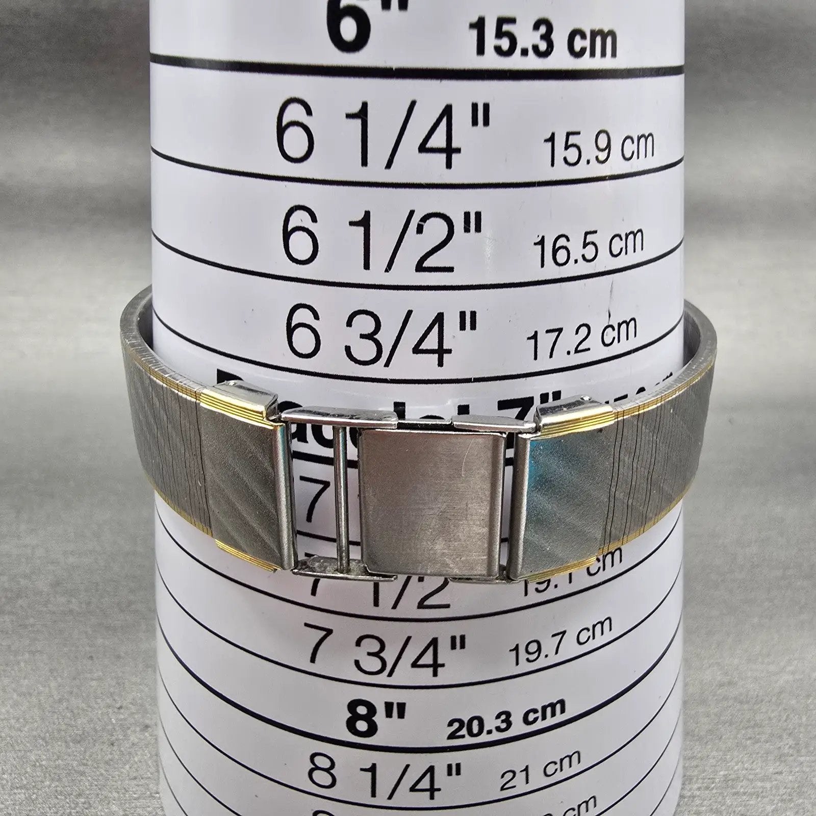 Seiko Watch Men 25mm Silver Dial Two Tone Rectangle 9020-551A New Battery VTG9