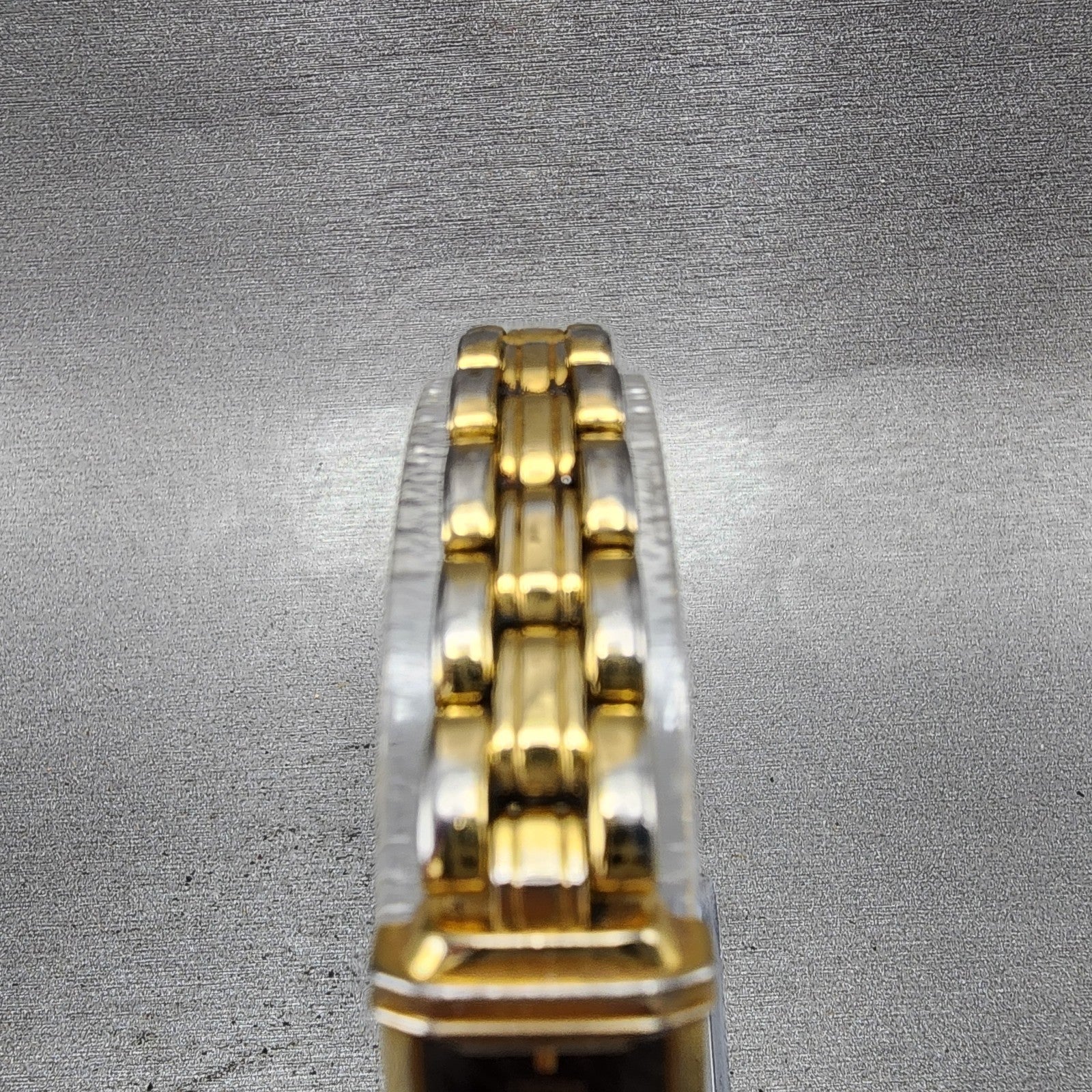 Citizen Elegance Tank Watch Women 14mm Black Dial Gold Tone 5421F47629 New Batt4