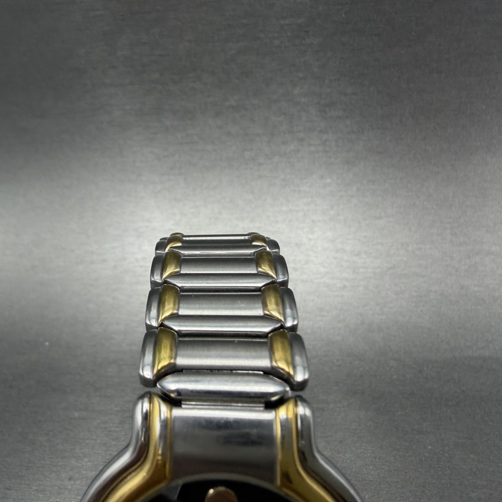 Movado Museum Watch Men 36mm Black Dial Two Tone Round 81.A1.881 New battery4