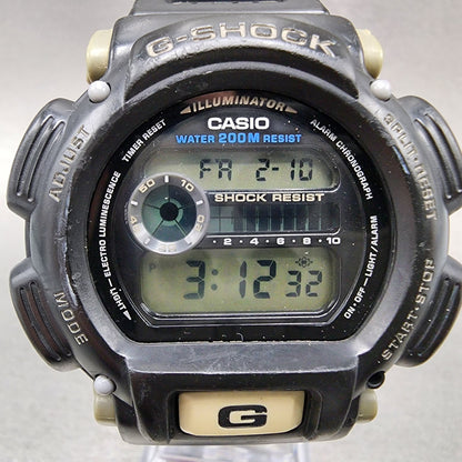 Casio G-Shock DW-9000 Watch Men 45mm Digital Black Tone Alarm Chrono New Battery