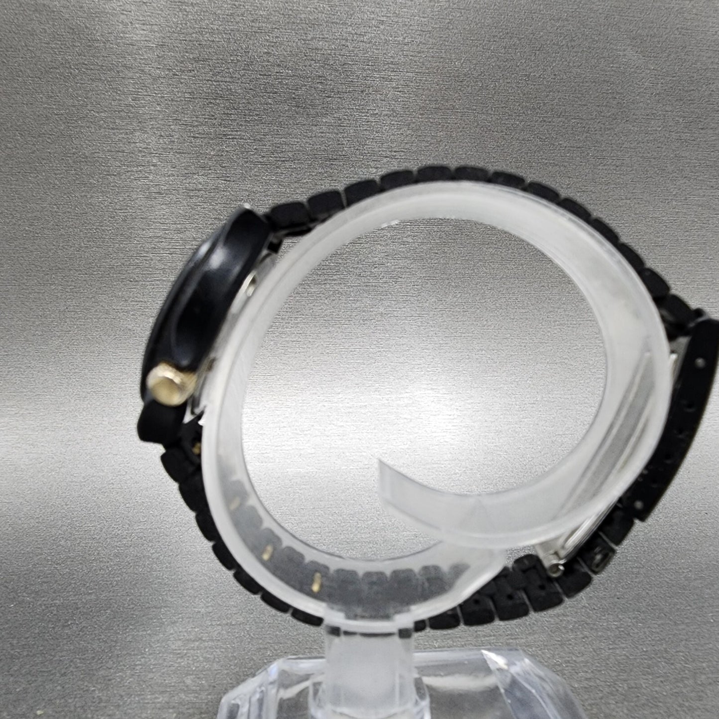Seiko SQ Sports 100 Watch Women 26mm Black Dial Black Tone Dadyate Round New Bat6