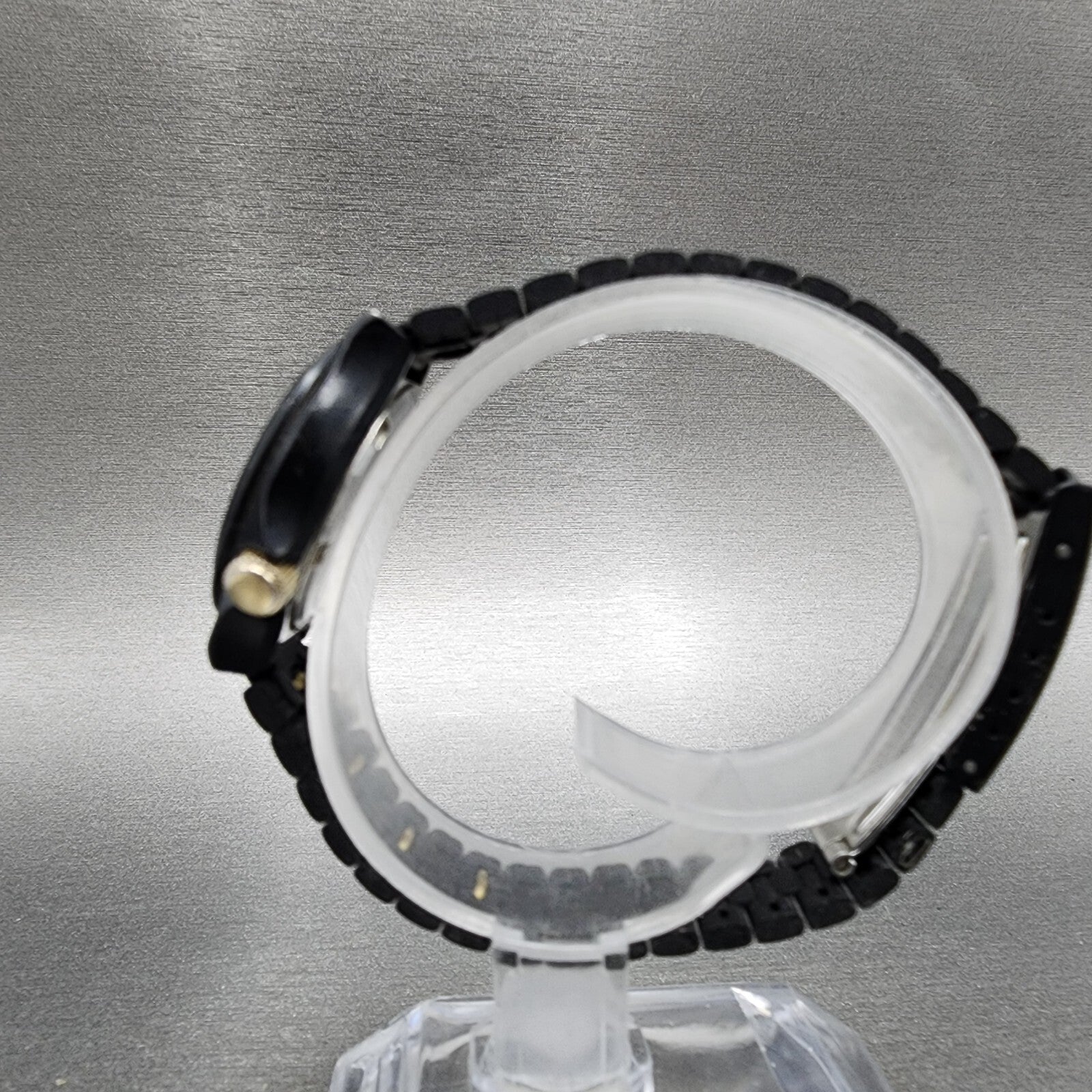 Seiko SQ Sports 100 Watch Women 26mm Black Dial Black Tone Dadyate Round New Bat6