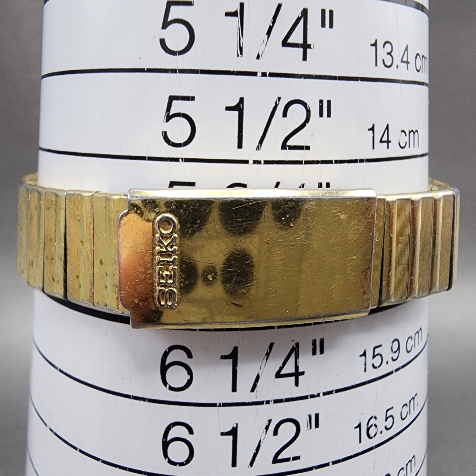 Seiko Watch Women 25mm Champagne Dial Gold Tone Manual Round 11040250 Runs10