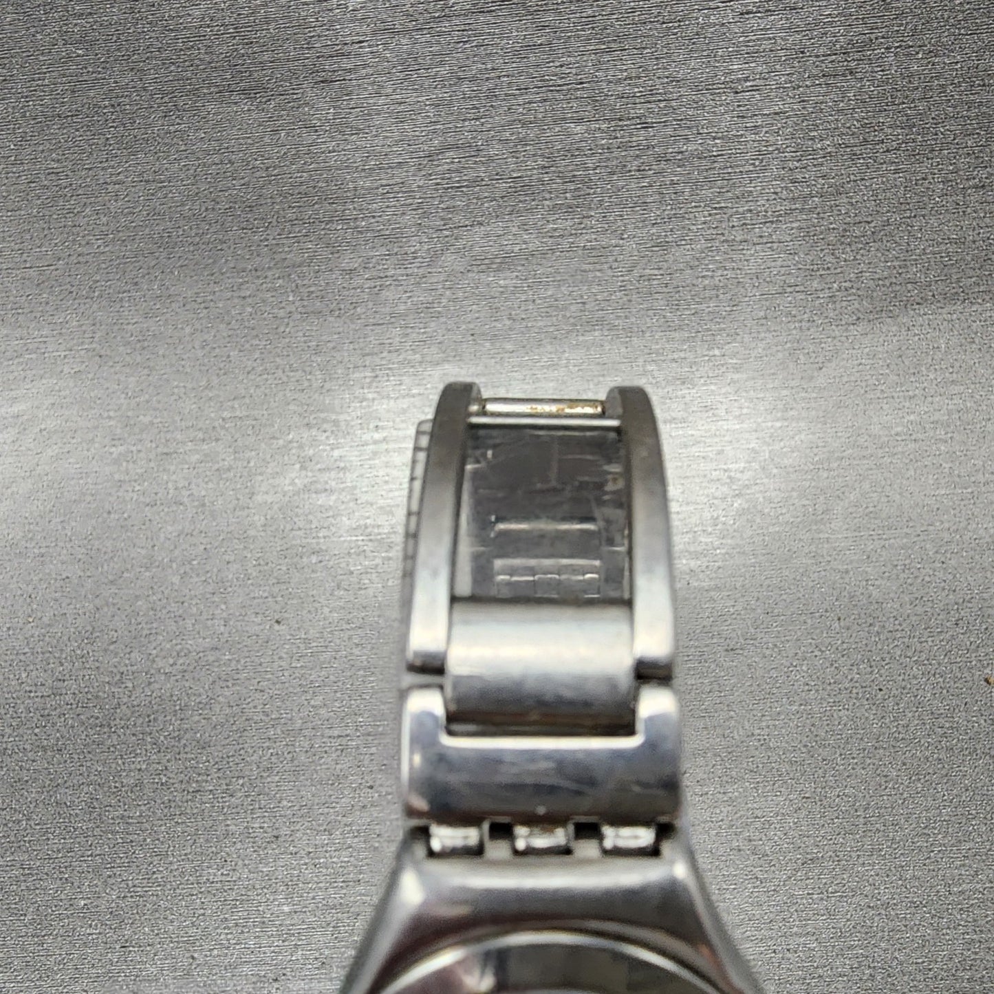 Swatch Irony Watch Women 26mm Black Dial Silver Tone Round New Battery VTG4