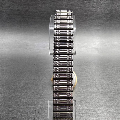 Seiko Alba Watch Women 24mm Champagne Dial Gold Tone Round V515-6300 New Battery7