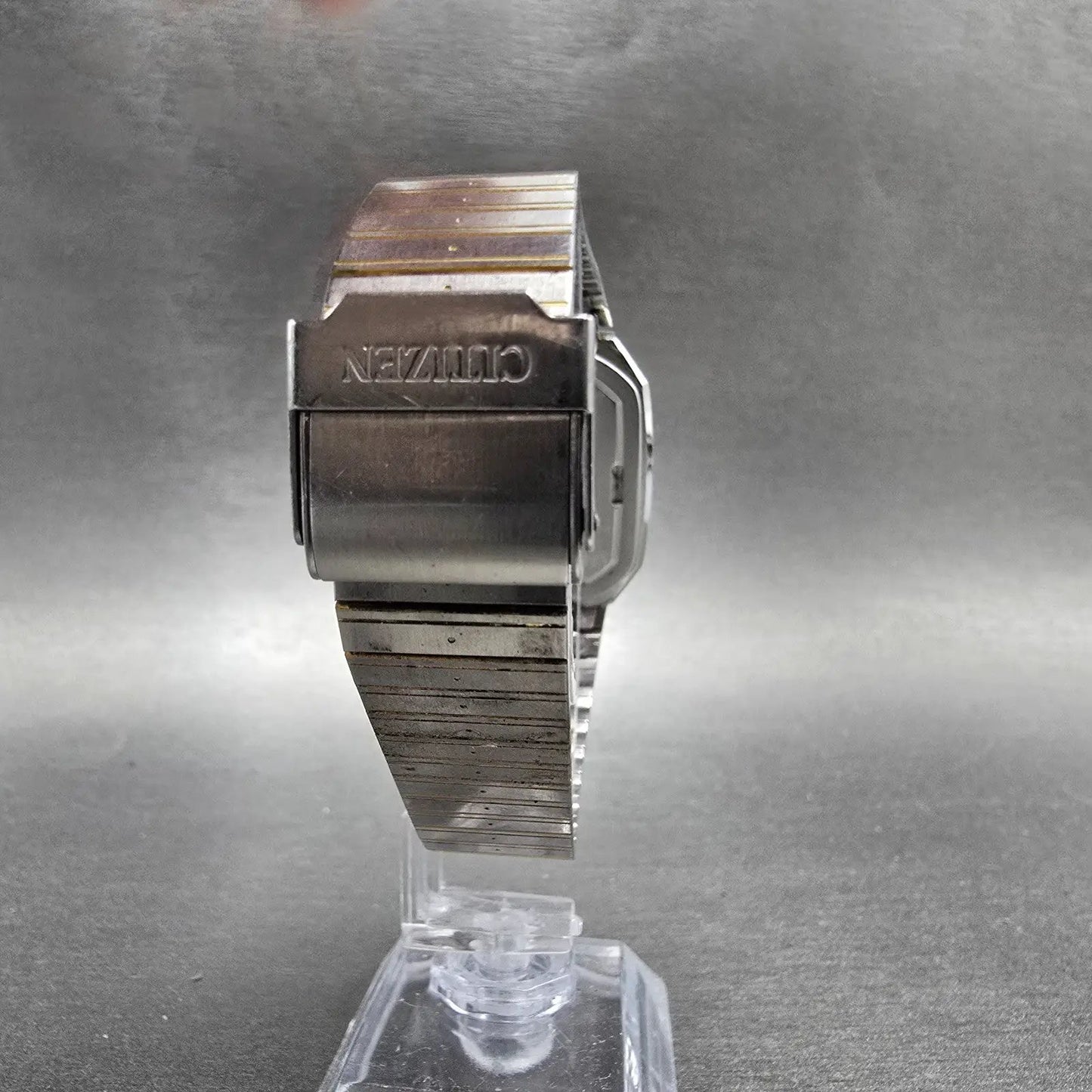 Citizen CQ Analog Digital Watch Men 32mm Black Dial Two Tone 8950-084985  PARTS7