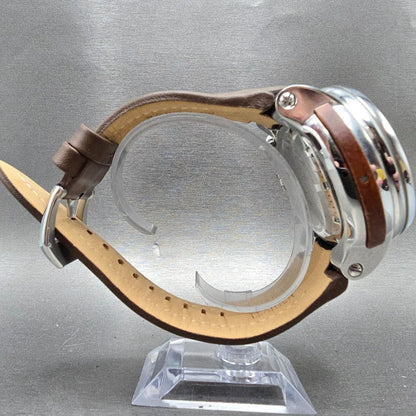 Invicta Reserve Subaqua Sea Dragon Watch Men 52mm Wood Dial Steel New Batt 229389