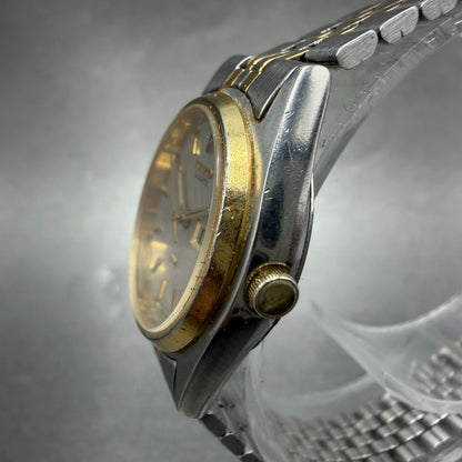 Seiko SQ Watch Women 24mm Silver Dial Two Tone Daydate 3Y03-0031 New Battery2