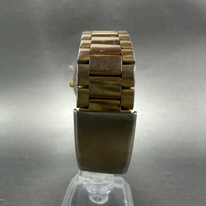 Citizen CQ Watch Men 34mm Champagne Dial Gold Tone Daydate 6101-915046 PARTS8