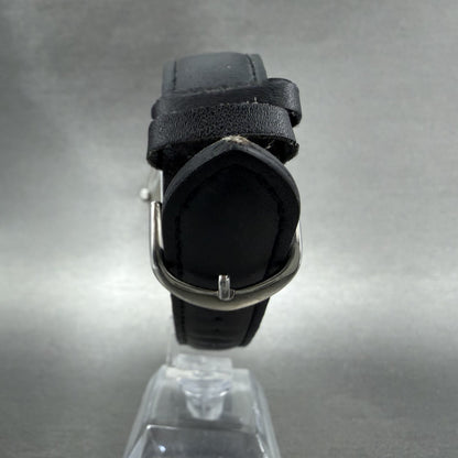 Bulova TFX Watch Men 39mm White Dial Silver Tone Date Round New Battery 36B1047
