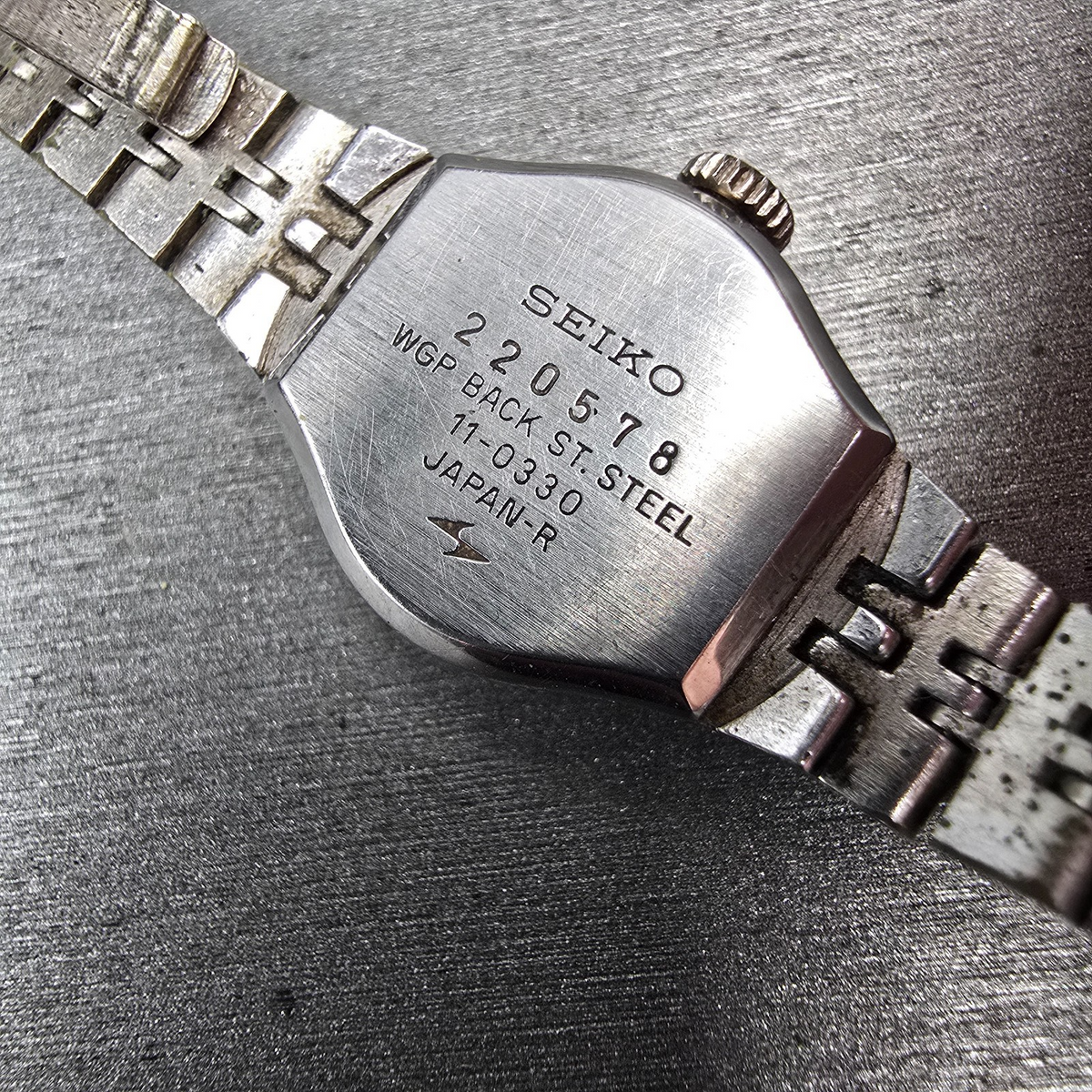 Seiko Watch Women 18mm Silver Dial Silver Tone Round 11-0330 Manual Wind Works K10
