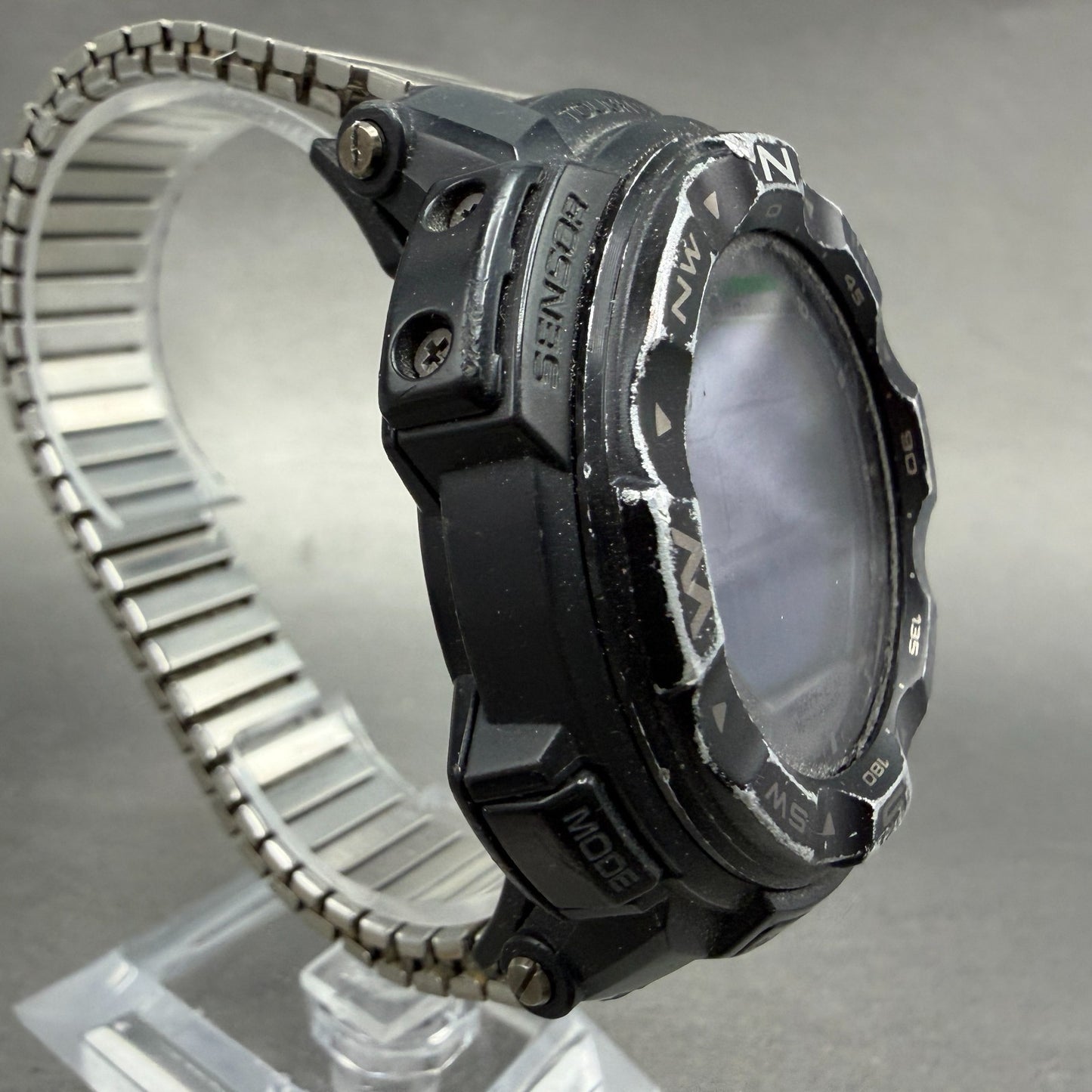 Casio Protek PRW-2500 Watch Men 51mm Digital Black triple Senor Alarm Works3
