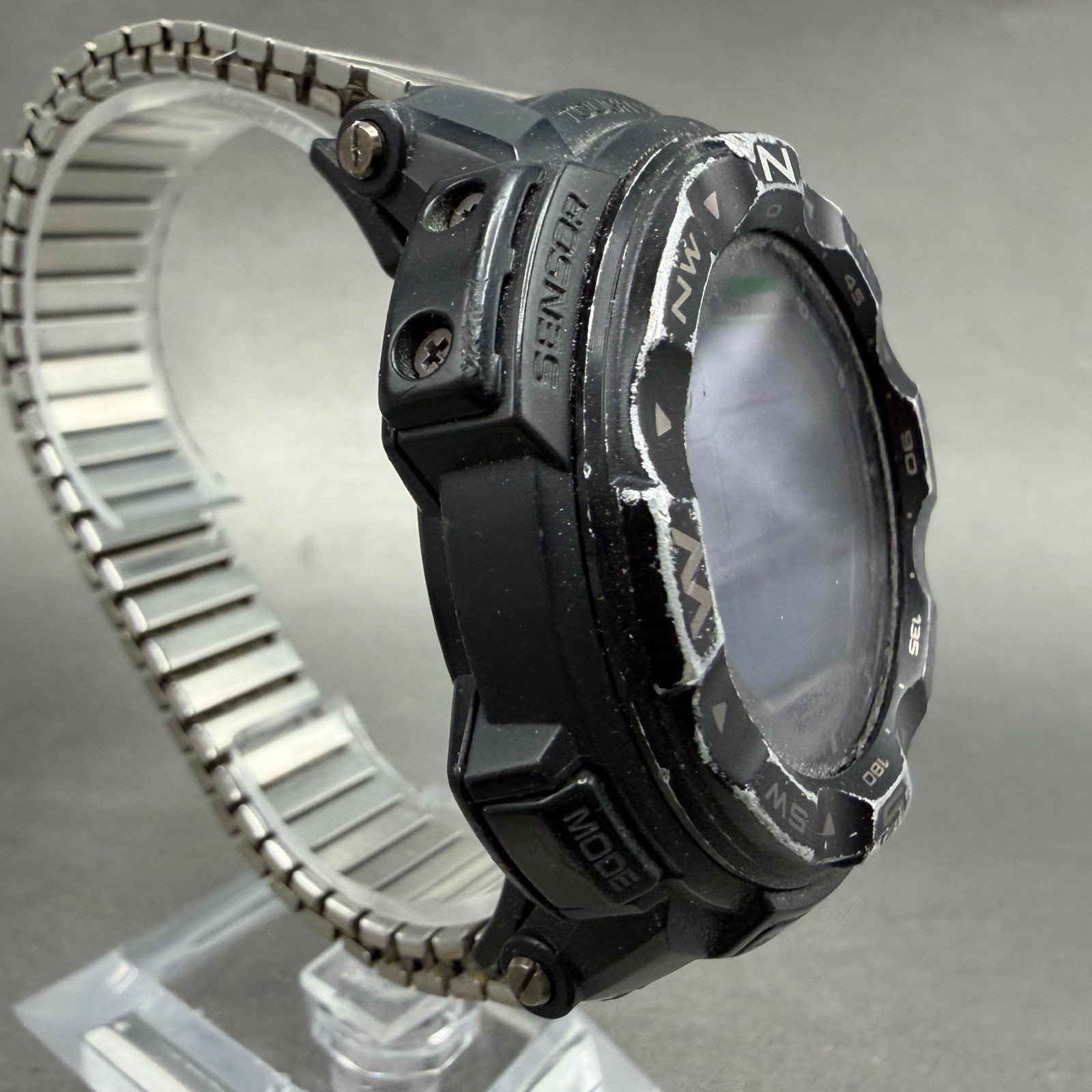 Casio Protek PRW-2500 Watch Men 51mm Digital Black triple Senor Alarm Works3