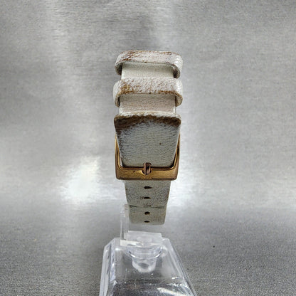Skagen Tank Watch Women 24mm MOP Dial Rose Gold Tone Rectangle New Battery7